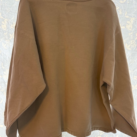 Brown Women's Sweater with Artistic Design - Picture 4 of 4